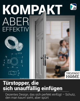 Türklinkenpuffer, transparent, Kreisform