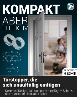 Türklinkenpuffer, transparent, 8-form