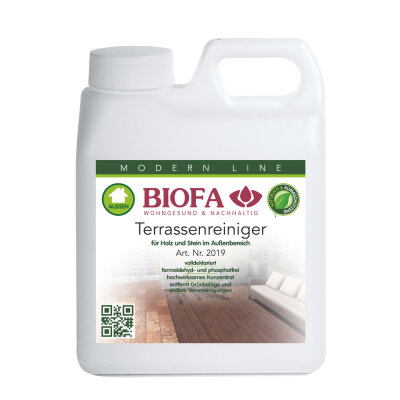 Biofa Terrassenreiniger für Holz und Stein im Außenbereich, 1 Liter