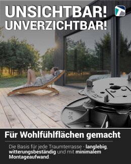 Trevendo Clever Line Stelzlager S, 25 - 40 mm, 25er-Pack