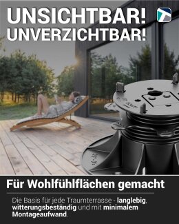 Trevendo Clever Line Stelzlager M, 40 - 80 mm, 25er-Pack