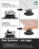 Trevendo Clever Line Stelzlager M, 40 - 80 mm, 25er-Pack