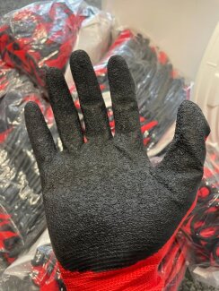 40 Liter Leereimer inkl. 84 Paar Latex Arbeitshandschuhe, Größe 8