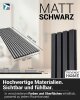 Akustikpaneele 19 x 561 x 2400 mm Schwarz matt