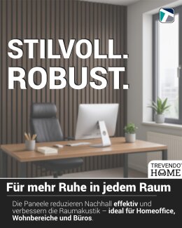 Akustikpaneele 19 x 561 x 2400 mm Travertin grey