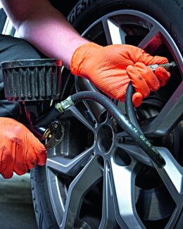 Stronghand Grip Orange Einweghandschuhe, Größe XXL, 50er-Box