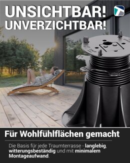 B-Ware - Trevendo Clever Line Stelzlager, 40 - 80 mm (1 Stück)