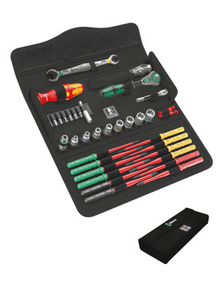 Wera Kraftform Kompakt W1 Wartung - 35-teiliges Profi-Wartungsset