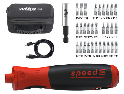 Wiha E-Schraubendreher speedE PocketDrive Set 31-tlg