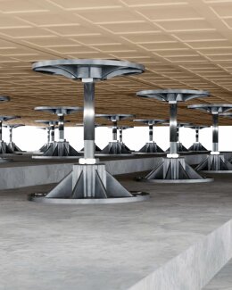 Trevendo Alu Line Stelzlager L, 60 - 75 mm, 30er-Pack