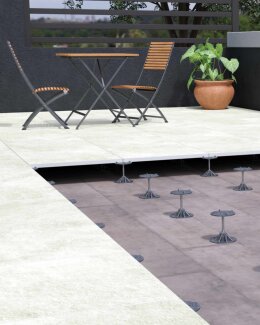 Trevendo Alu Line Stelzlager XXL, 90 - 115 mm, 30er-Pack