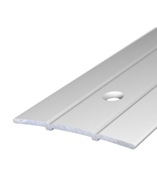 Prinz Übergangsprofil Nr. 132, silber, mittig gelocht, 100 cm