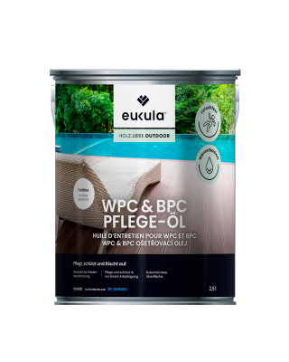 Eukula WPC & BPC Pflege Öl, 2,5 Liter
