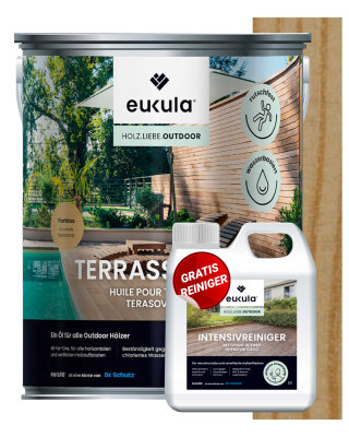 Eukula Terrassen-Öl, 2,5 Liter, Farblos