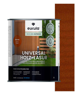 Eukula Universal Holzlasur, 1 Liter, Kirsche