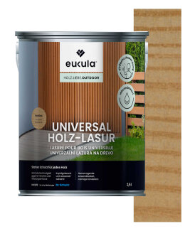 Eukula Universal Holzlasur, 2,5 Liter, Farblos