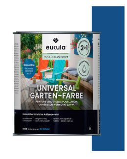 Eukula Universal Gartenfarbe, Marineblau, 1 Liter