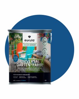 Eukula Universal Gartenfarbe, 2,5 Liter, Marineblau