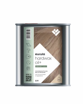 Eukula Hardwax Oil+, Halbmatt, 2,5 Liter