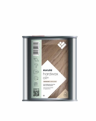 Eukula Hardwax Oil+, Extramatt, 1 Liter