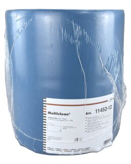 ZVG ZetPutz Multiclean Putztuchrolle, 1000 Abrisse, 3-lagig, blau