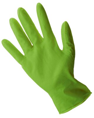 Stronghand Grip Einweghandschuhe 50er-Box, Grün, Größe 8 (M)