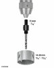 MPS HSS-Bi-Metall Lochsäge M3 für Holz und Metall Aufnahme 11 mm Ø 14-30 mm