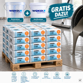 1 Palette WAKOL Z 630 Ausgleichsmasse, 42 Säcke