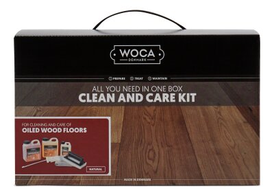WOCA Pflegebox für geölte Holzoberflächen weiß
