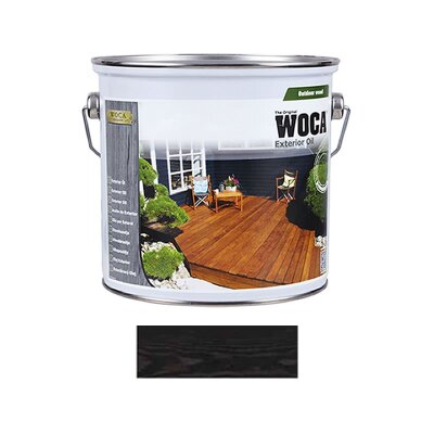WOCA Exterior Öl, Schwarz (2,5 Liter)