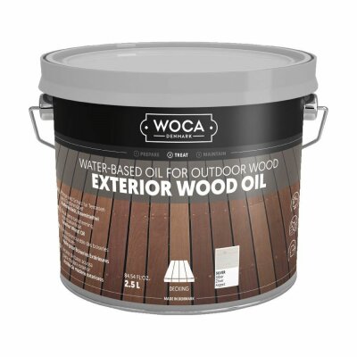 WOCA - Exterior Öl, Silber (2,5 Liter)