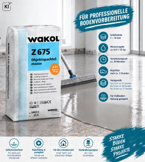 WAKOL Z 675 Objektspachtelmasse 25 kg
