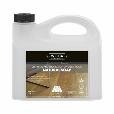 WOCA Holzbodenseife, Weiß (2,5 Liter)